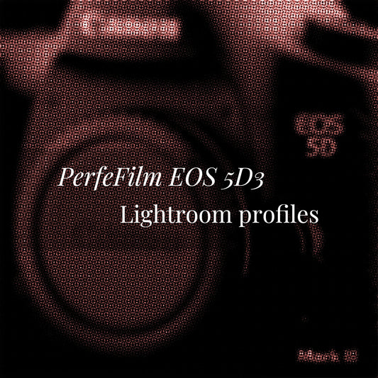 PerfeFilm EOS 5D3 Lightroom 色彩配置文件, 单一相机授权。模拟 Canon EOS 5D Mark III 色彩