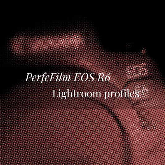 PerfeFilm EOS R6 Lightroom 色彩配置文件,  单一相机授权。模拟 Canon EOS R6 色彩
