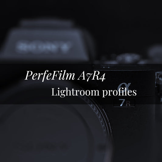 PerfeFilm A7R4 Lighroom 色彩配置文件,  单一相机授权。模拟 Sony A7R4 色彩